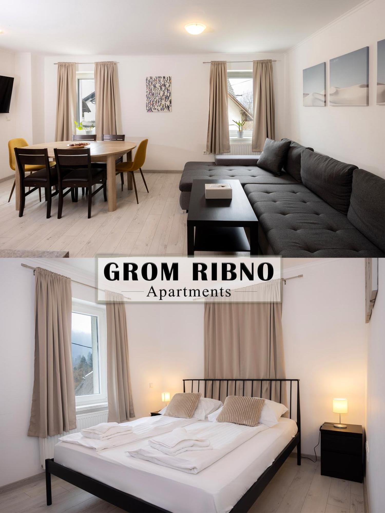 Grom Ribno Apartments Bled Buitenkant foto
